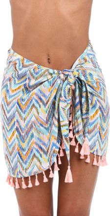 Sunshine 79 Soul Cover-Up Pareo in White Multi at Nordstrom Rack, Size Large/x-Large