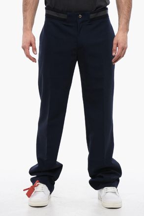 Off-white Pantaloni Varsity TECH DRILL Con Elastico In VIta Off-White