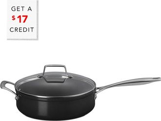 LE CREUSET 4.25Qt Saute Pan With Glass Lid With $17 Credit