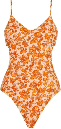 Missoni Etro Cutout Floral-print Swimsuit Size L
