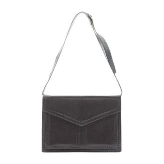 Saint Laurent Pre-owned Shoulder Bags, female, Black, Size: ONE SIZE Pre-owned Vintage Cut-out Trim Shoulder Bag