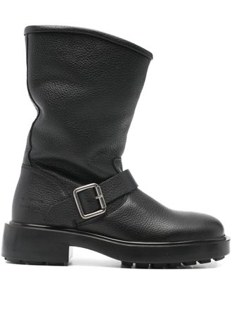 Copenhagen buckle-embellishment leather boots - Black