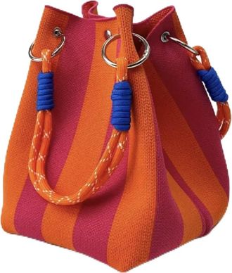 Generic Woven Fashionable Fortune Knitted Tote Handbag for Women Elegant Daily Use Accessory Durable and Stylish Carryall Bag (C, One Size)