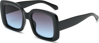 Generic Mens Square Outdoor Sunglasses Commuter Womens Sports Sun Glasses(Black)