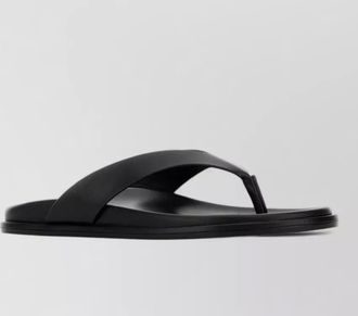 Stuart Weitzman leather thong sandals open toe flat