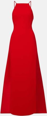 Solace London Abito lungo Ulla in crêpe e raso