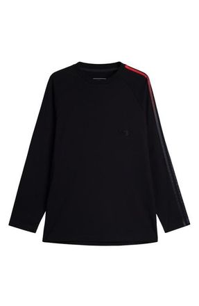 Yohji Yamamoto Oversize Gradient Stripe Cotton Jersey T-Shirt in Black at Nordstrom, Size Xx-Large