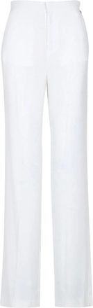 Aniye By Wijde broek - Dames - Wijde Broeken - Wit - M - Polyester - Broeken