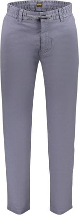 HUGO BOSS Chino-Tapered-DS-10 - Heren - Chinos - Blauw - W33 L32 - Katoen - Broeken