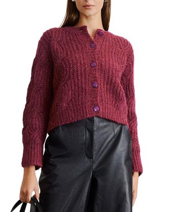 Tanya Taylor Hale Alpaca & Wool-Blend Cardigan