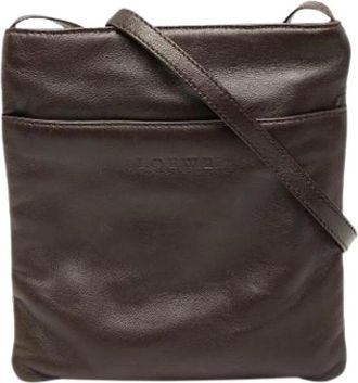 Loewe Pre-owned Cross Body Bags, female, Brown, Size: ONE SIZE Pre-owned Crossbody Bag