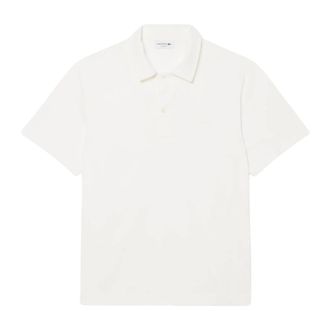 Lacoste Polo Shirts, male, White, Size: 2XL Paris Classic Fit Embroidered Polo Shirt