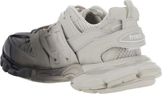 Balenciaga Mens Sneakers Track White-Black Polyurethane Trainers White/black