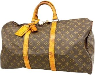 Louis Vuitton Pre-owned Weekend Bags, unisex, Brown, Size: ONE SIZE Pre-owned Boston Bag