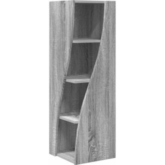 vidaXL vidaXL Mobile angolare Grigio Sonoma 32x32x102cm Legno multistrato