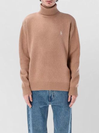 Sporty & Rich wool turtleneck sweater relaxed fit