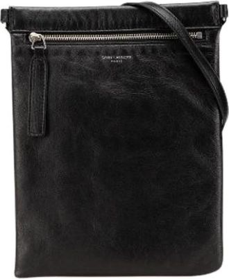 Saint Laurent Pre-owned Crossbody Bag - Dames - Vintage Schoudertas - Zwart - ONE Size - Leer - Vintage