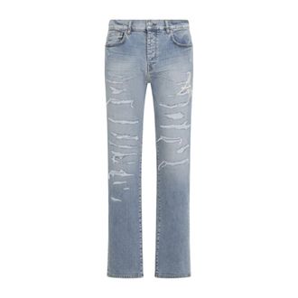 Amiri Blue Slim Mid Rise Jeans