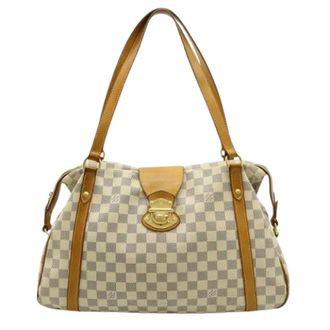 Louis Vuitton Pre-owned Shoulder Bags, female, Beige, Size: ONE SIZE Pre-owned Stresa GM Damier Azur Shoulder Bag