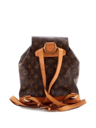 Louis Vuitton Vintage Montsouris Monogram Canvas MM backpack - Bruin