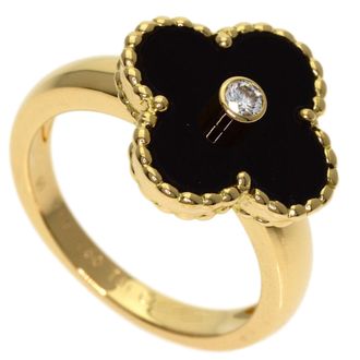 Van Cleef & Arpels Yellow Gold (18K) Band Ring (Pre-Owned)