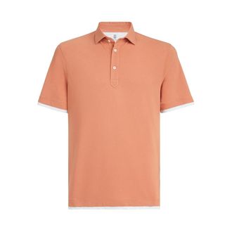 Brunello Cucinelli Button-fastening Short-sleeve Polo Shirt
