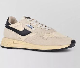 Autry nylon suede low-top sneakers