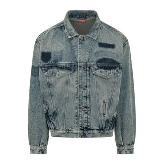 Diesel D-Denver-S2 Denim Jacket - Heren - Spijkerjassen - Blauw - XL - Denim - Jassen