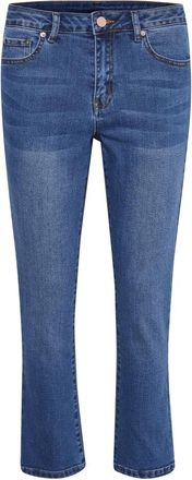 Kaffe KAsinem Cropped Jeans - Dames - Cropped Jeans - Blauw - 3XL - Denim - Jeans