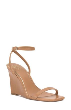 Vince Camuto Ambee Ankle Strap Wedge Sandal in Cortado at Nordstrom, Size 7.5