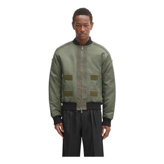 Andersson Bell Gelaagde Gewassen Bomberjack - Heren - Bomber jackets - Groen - L - Wol - Jassen