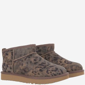 UGG Wool Blend Ankle Boot - Brown