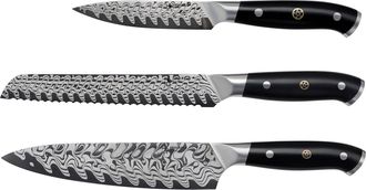 J.A. Henckels International Compass Damascus 3-pc Starter Knife Set
