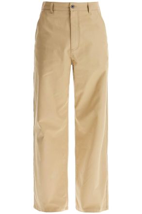 Valentino Garavani Beige Stretch Katoenen Broek