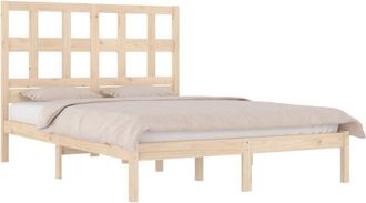 vidaXL Bed Frame without Mattress 160x200 cm Solid Wood Pine Vidaxl