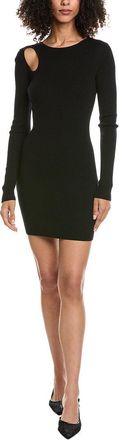 The Kooples Asymmetric Lingerie Wool Mini Dress