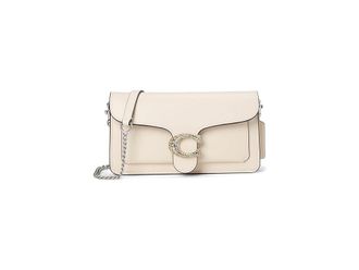 Coach Tabby Chain Clutch Cross Body Womens Handbags Chalk, Chain/Leather/Textile