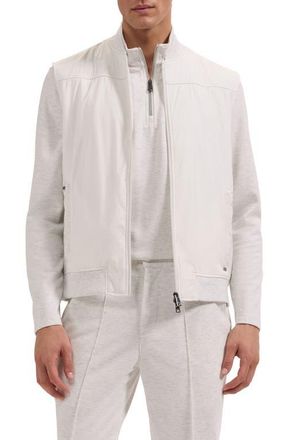 Bugatchi Soft Touch Knit Vest in Chalk at Nordstrom, Size Xx-Large