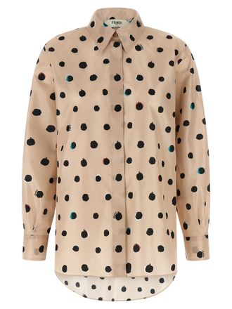 Fendi Multicolor Silk Womens Blouse