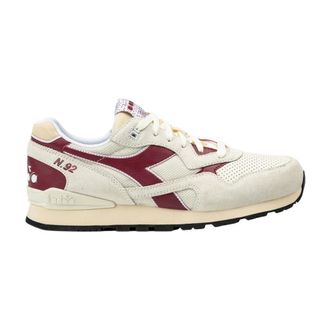 Diadora Sneakers, male, Multicolor, Size: 11 US White Suede Advance Sneakers