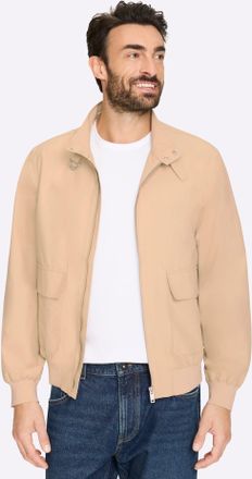 Marco Donati Blouson MARCO DONATI, Herren, Gr. 48, beige, 64% Baumwolle, 36% Polyamid, unifarben, Jacken Blouson