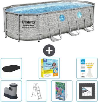 Bestway Piscina Bestway Power Steel Oval - 549x274x122 Cm - 8-piezas S607