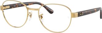 Ray-Ban Rx 6543 Eyeglasses - unisex - Brillen - Geel - 52 MM - Accessoires