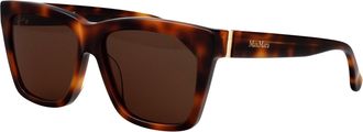 Max Mara Womens Sunglasses Mm0193 Havana Acetate