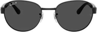 Ray-Ban Dark Grey Polarized Square Unisex Sunglasses RB3766CH 002/K8 56