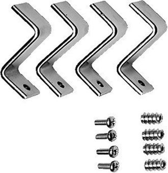 Duravit 2nd floor bevestigingsset in onderbouwwastafel voor montage in stenen blad