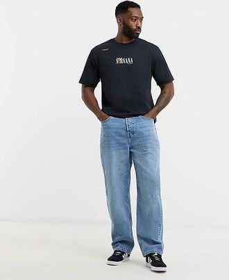 Only & Sons Fade Loose Denim Jeans