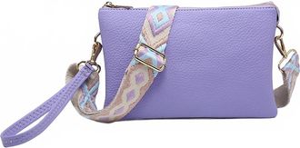 Jen & Co. Womens Izzy Crossbody Bag In Petunia