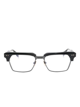 Dita Eyewear Occhiali Statesman Sevan con montatura parziale - Nero