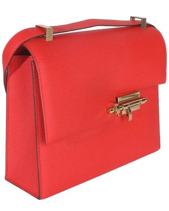 Herm&egrave;s Red Leather Verrou 23 GHW (Authentic Pre-Loved)